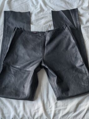 Just Us Vintage Leather Pants Straight Leg